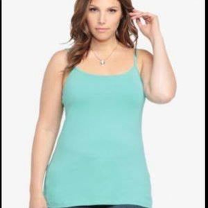 Torrid Foxy Tank, Mint Green, 2XL